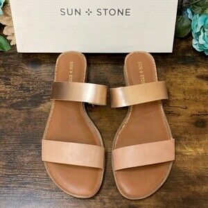 Sun + Stone Easten Slide Sandals 10M